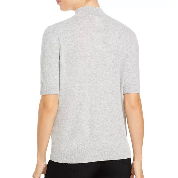 LAFAYETTE 148 NEW YORK
Cashmere Mock-Neck Sweater with Metallic Contrast… - Picture 3 of 17